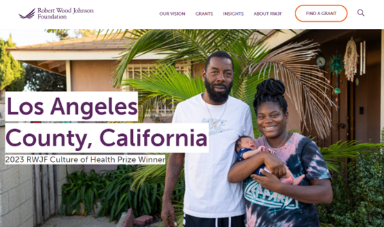 Robert Wood Johnson Foundation (RWJF) Culture of Health Prize